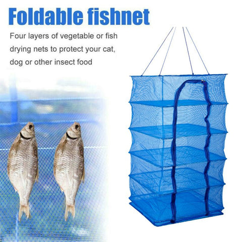 Fish Drying Rack Net Folding Mesh Hanger