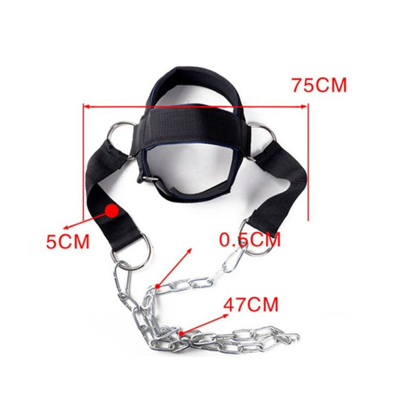 Head Neck Harness Weight Lifting Strength Exercise Strap