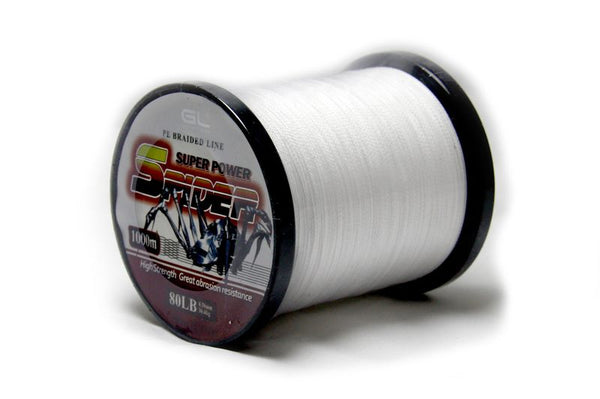 1000M 120LB White High Strength Braid