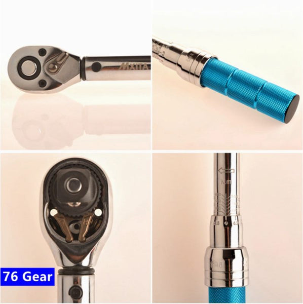 Torque Wrench 1/4" 2-14Nm Bicycle Bicycle Repair Tools Kit