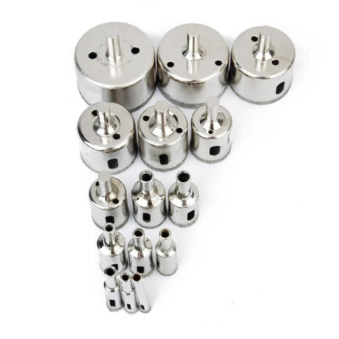 Drill Bits 15Pcs Diamond Hole Saw