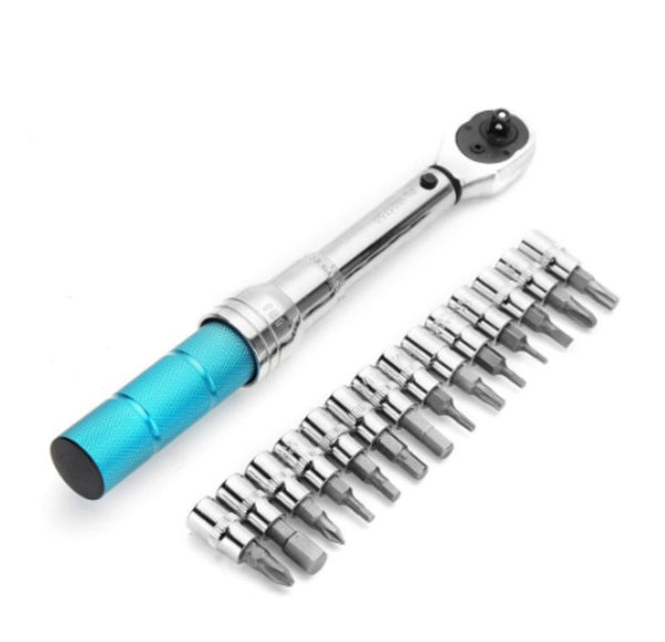 Torque Wrench 1/4" 2-14Nm Bicycle Bicycle Repair Tools Kit