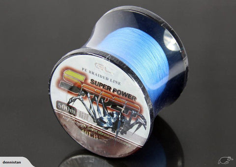 500M 40LB Blue High Strength Braided Line