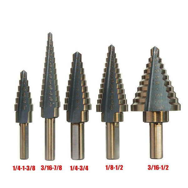 Step Drill Set HSS Step