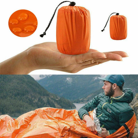 Emergency Sleeping Bag Camping Rescue Survival Blanket