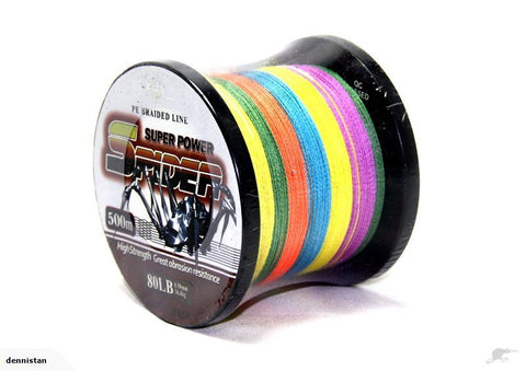 500M 100LB Multicolour High Strength Braid