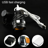 USB Bike Light Rechargeable LED Bicycle Front Rear