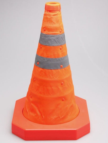 Collapsible Safety Cone with LED Lights 50cm