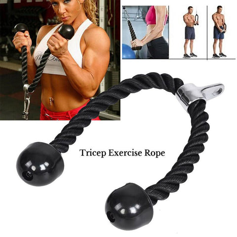 Tricep Rope Pull Down Bicep Rops Gym Exercises