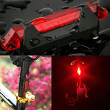 USB Bike Light Rechargeable LED Bicycle Front Rear