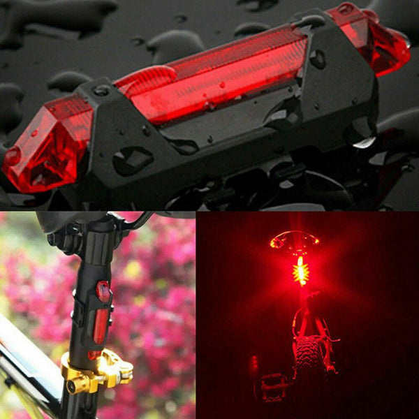 USB Bike Light Rechargeable LED Bicycle Front Rear