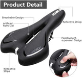 Bike Seat Bicycle Gel Saddle Seats