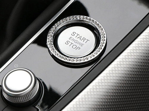 Car Engine Start Button Decor Ring