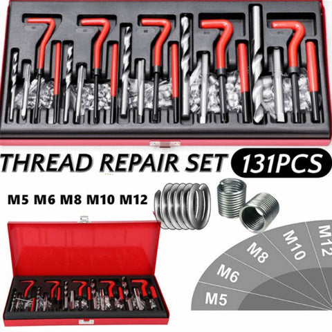 Damaged Thread Repair Tool Kit with Case