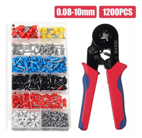 1200pcs Crimping Terminal Connectors & Wire Crimping