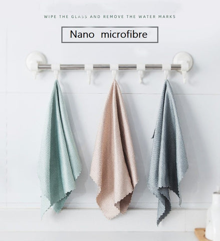 Microfiber Dishcloth Square Kitchen Washing Cleaning Towel