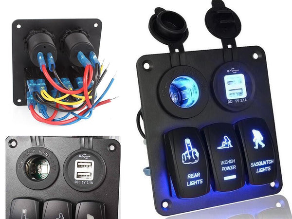 Rocker Switch Panel 12V/24V