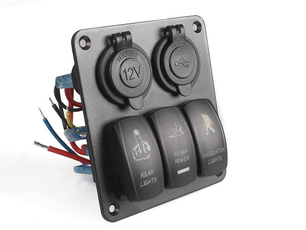 Rocker Switch Panel 12V/24V