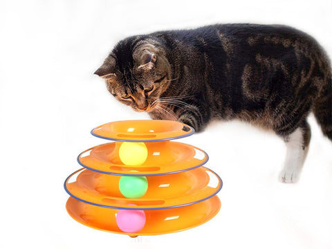 Cat Toy - Tower of Tracks