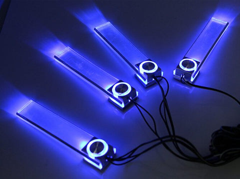 LED Car Interior Lighting Kit - Blue Light