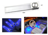 LED Car Interior Lighting Kit - Blue Light