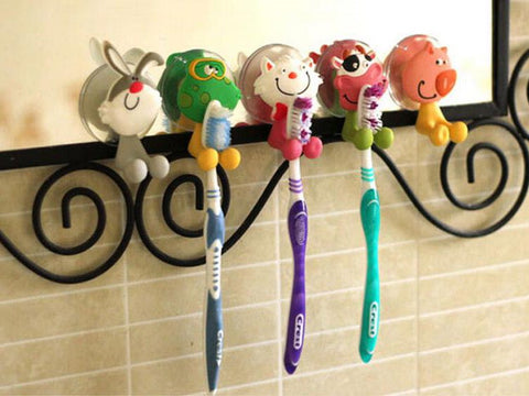 Toothbrush Holder with Suction Cup 5PCS