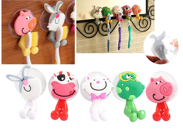 Toothbrush Holder with Suction Cup 5PCS