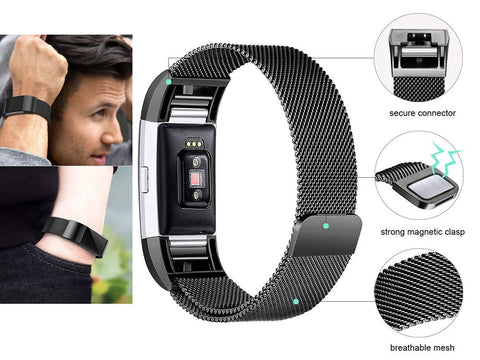Fitbit Charge 2 Band Strap Magnetic Bands