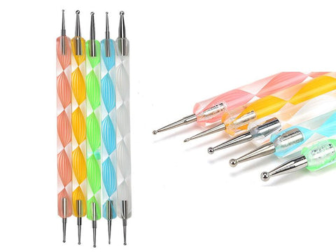 5pcs 2 Way Dotting Pen Tip