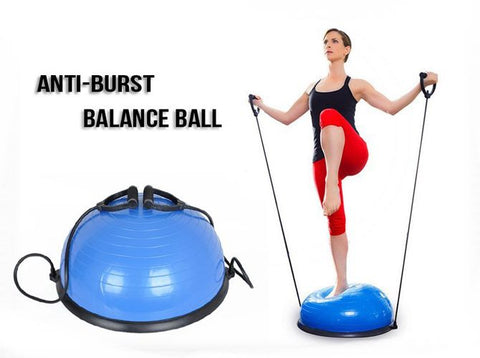 Fitness Balance Ball + Straps & Pump