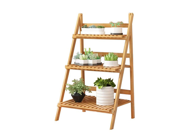 Ladder Shelves Flower Stand