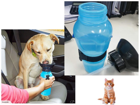 Portable Auto Dog Water Bottle Dog Mug 250ML,