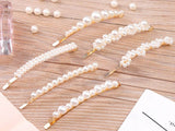 Pearl Hair Clips x 12