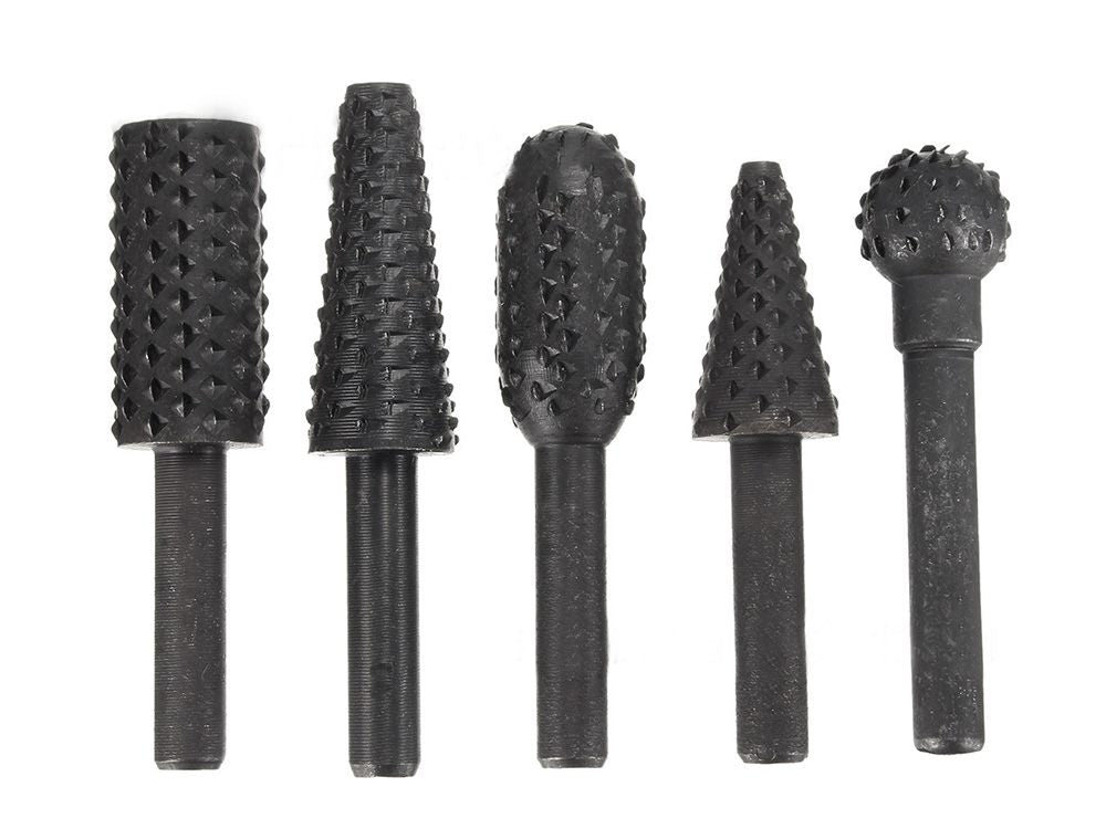 5pcs Rotary Rasp Set Woodworking Filing – golly.co.nz