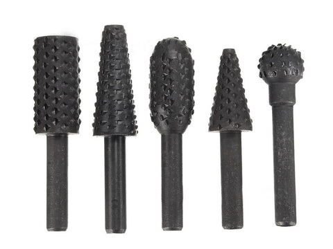 5pcs Rotary Rasp Set Woodworking Filing