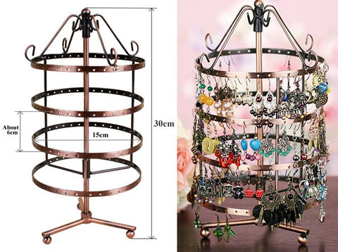 Jewellery Organizer Earring Display Stand - 4 Tier