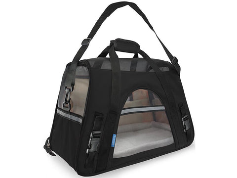 Pet Carrier + Fleece Mat