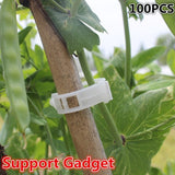 100pcs 2.5cm White Plant Clip Fixed Tomato Clips