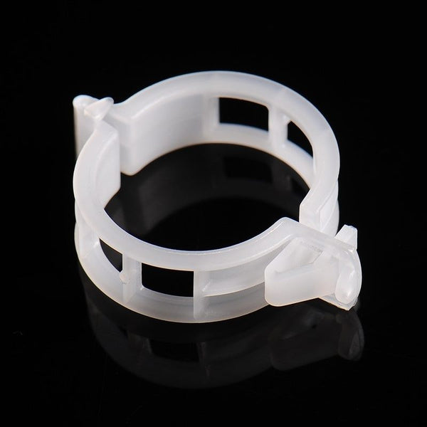 100pcs 2.5cm White Plant Clip Fixed Tomato Clips