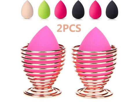 Beauty Makeup Puff Holder Makeup Sponge Stand x 2