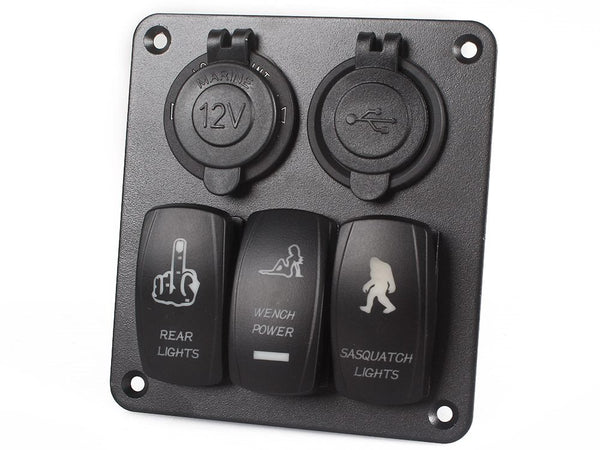 3-Gang Rocker Switch