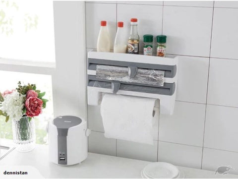 Towel paper holder Wrap foil paper Dispenser Kitchen