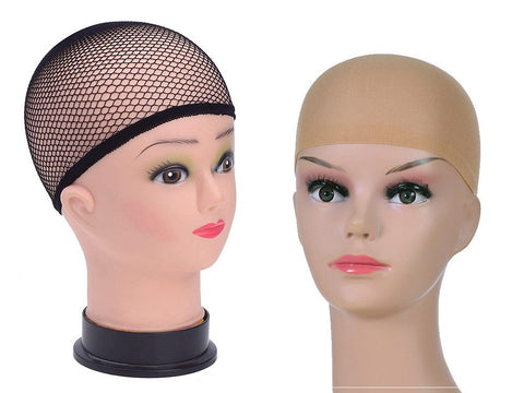 Wig Cap (Black + Nude)