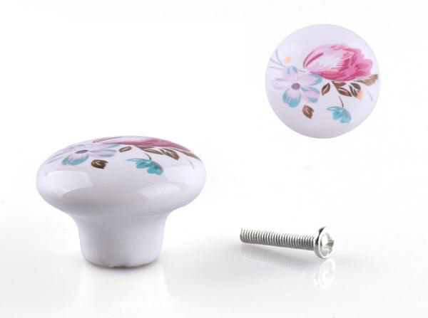 Ceramic Knob with Nut 40mm
