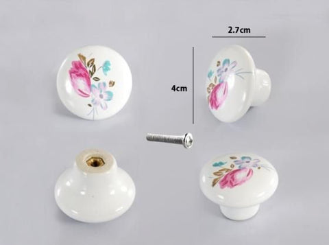 Ceramic Knob with Nut 40mm