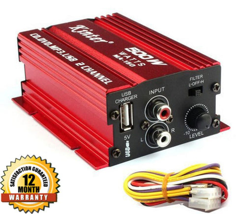 Car Amplifier 500W 2 Channels