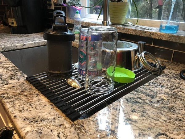 Dish Drying Rack Kitchen Over Sink