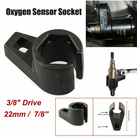 Oxygen Sensor Socket 22mm Removal Tool 3/8" Drive Remover Hand Tool