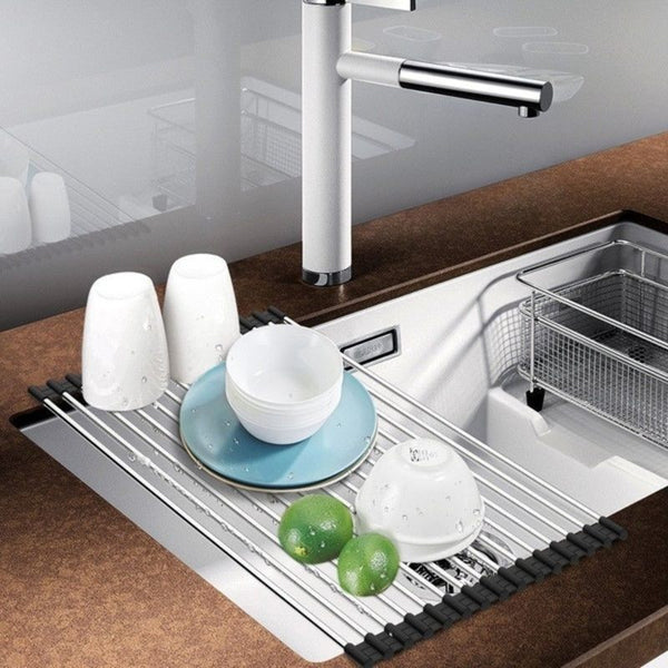 Dish Drying Rack Kitchen Over Sink