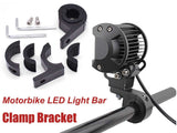 Motorcycle LED Headlight Clamp Bracket